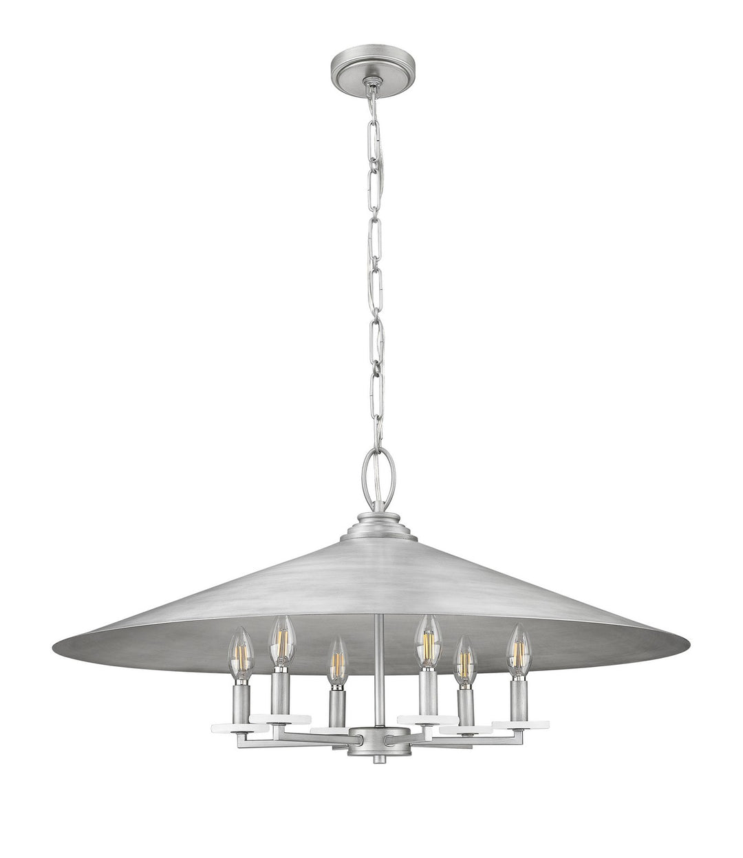 Z-Lite Canada - 1953-32SPT - Six Light Pendant - Rialto - Signature Pewter