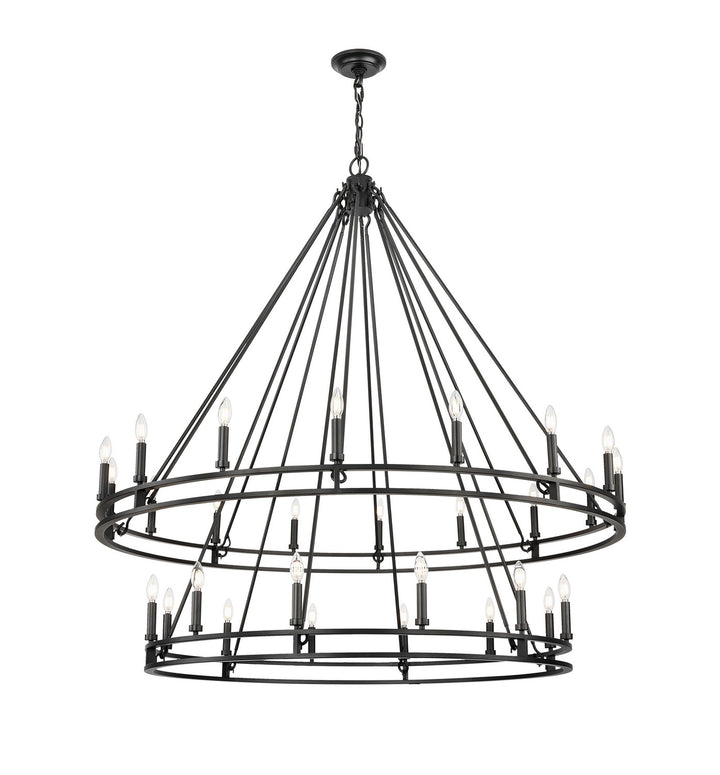 Z-Lite Canada - 4005-28MB - 28 Light Chandelier - Dennison - Matte Black