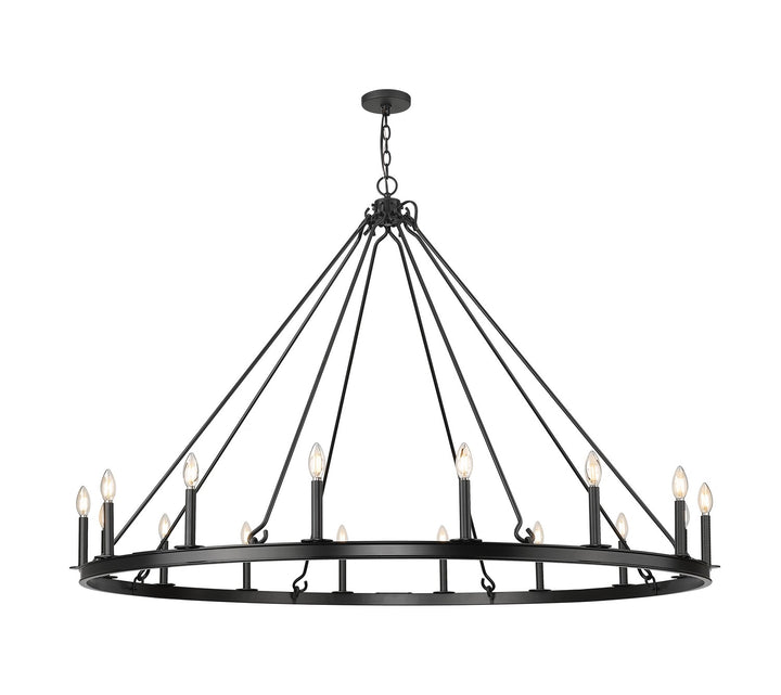 Z-Lite Canada - 482R-16MB - 16 Light Chandelier - Barclay - Matte Black