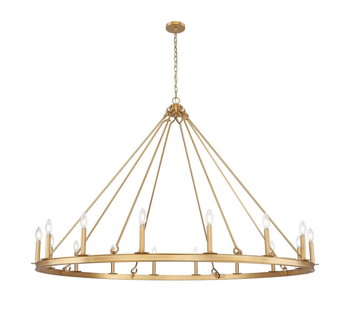 Z-Lite Canada - 482R-16RB - 16 Light Chandelier - Barclay - Rubbed Brass