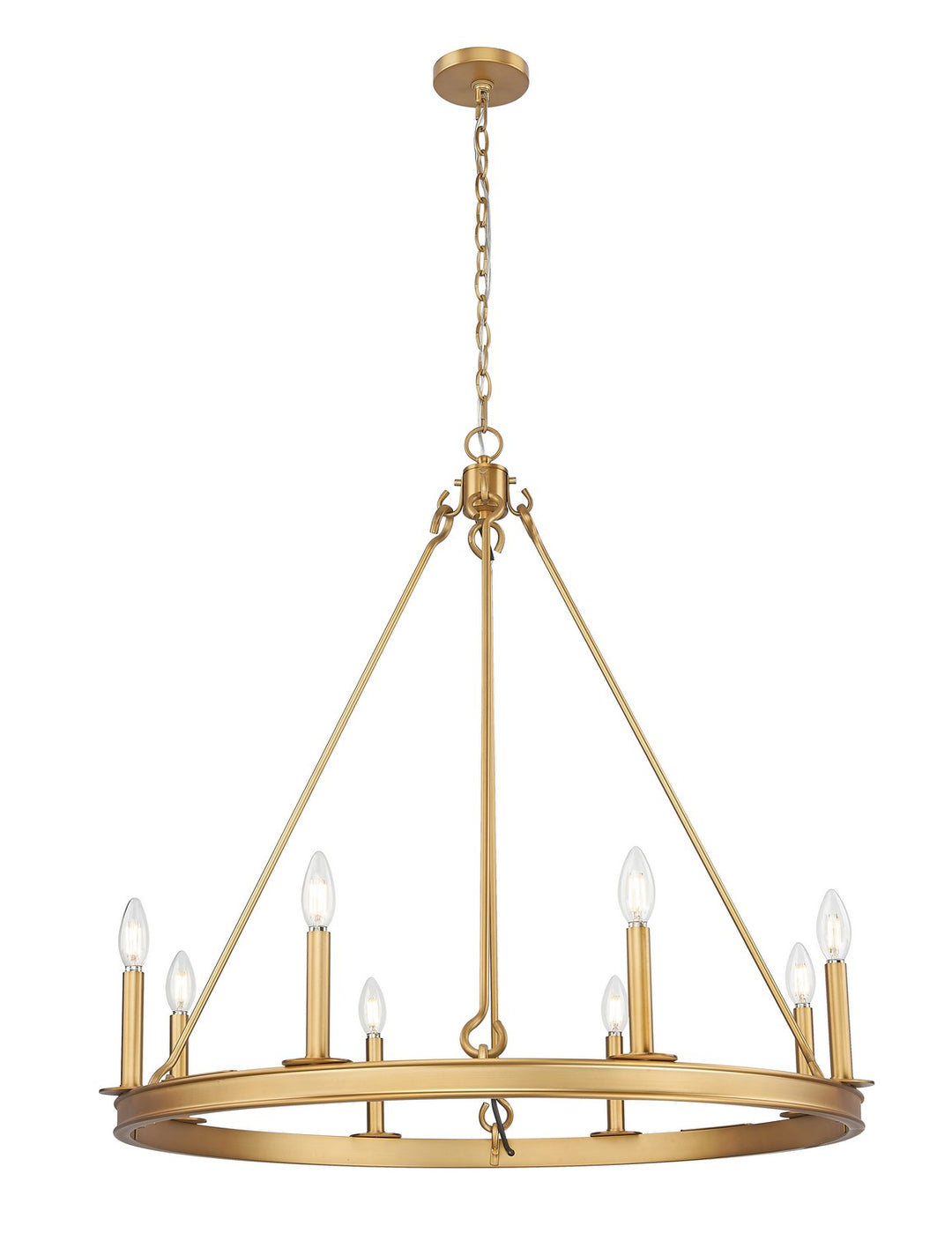 Z-Lite Canada - 482R-8RB - Eight Light Chandelier - Barclay - Rubbed Brass
