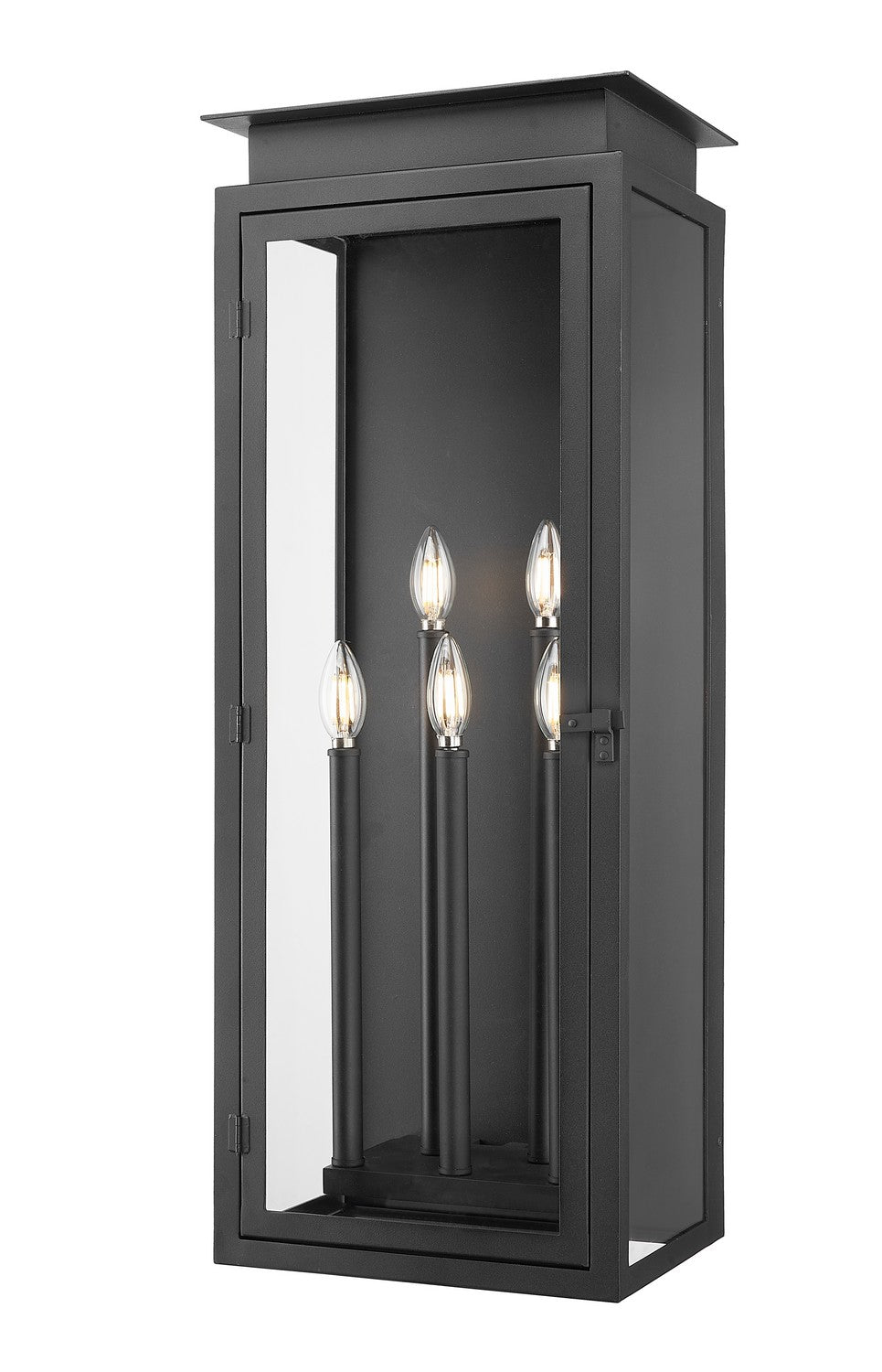 Nova Five Light Outdoor Wall Light in Black - available from The Lighting Shoppe, trusted by Canadian homeowners