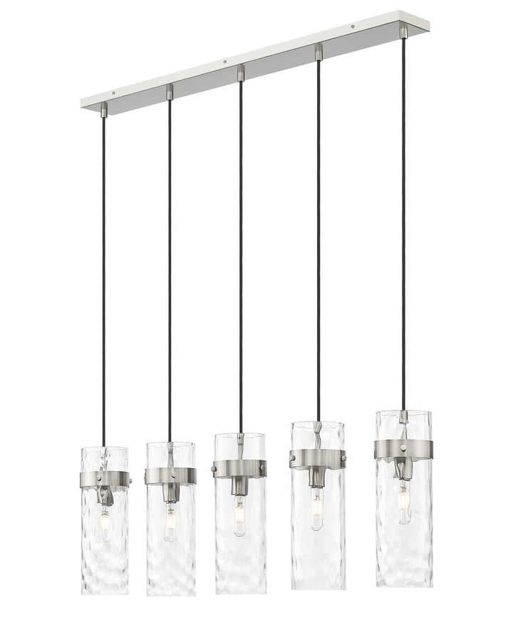 Z-Lite Canada - 7002P5-5L-BN - Five Light Linear Chandelier - Fontaine - Brushed Nickel