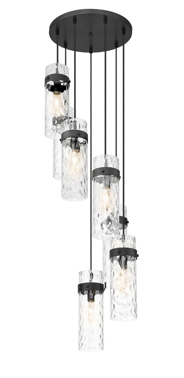 Z-Lite Canada - 7002P5-7R-MB - Seven Light Chandelier - Fontaine - Matte Black