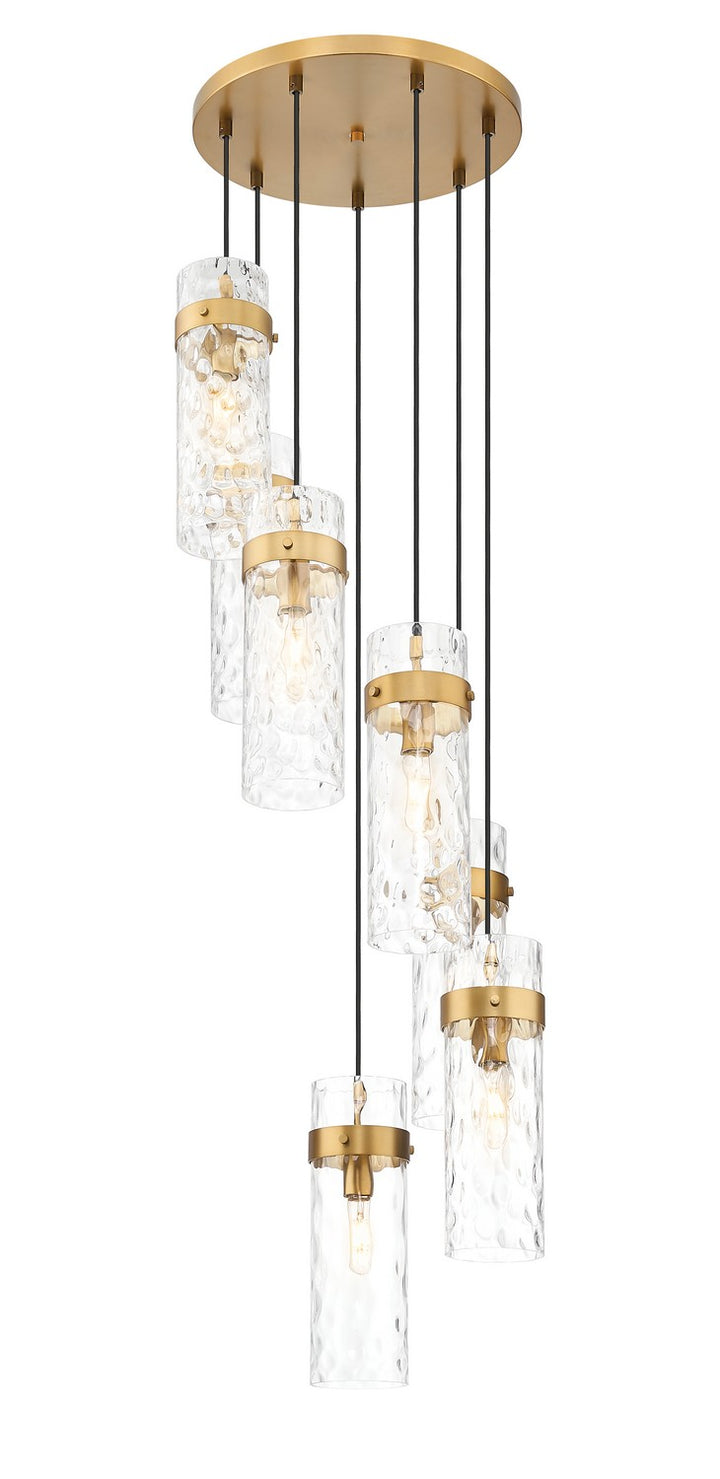 Z-Lite Canada - 7002P5-7R-RB - Seven Light Chandelier - Fontaine - Rubbed Brass