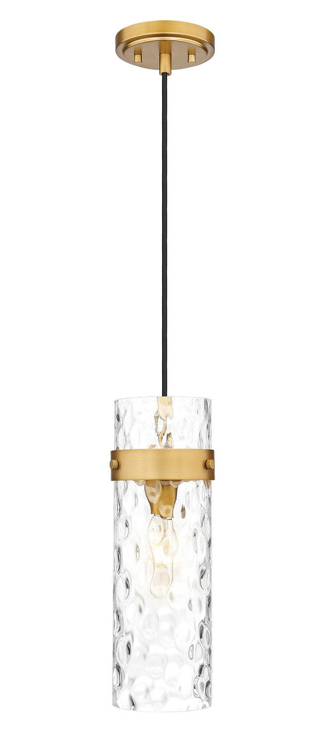 Fontaine One Light Pendant in Rubbed Brass - available from The Lighting Shoppe, trusted by Canadian homeowners
