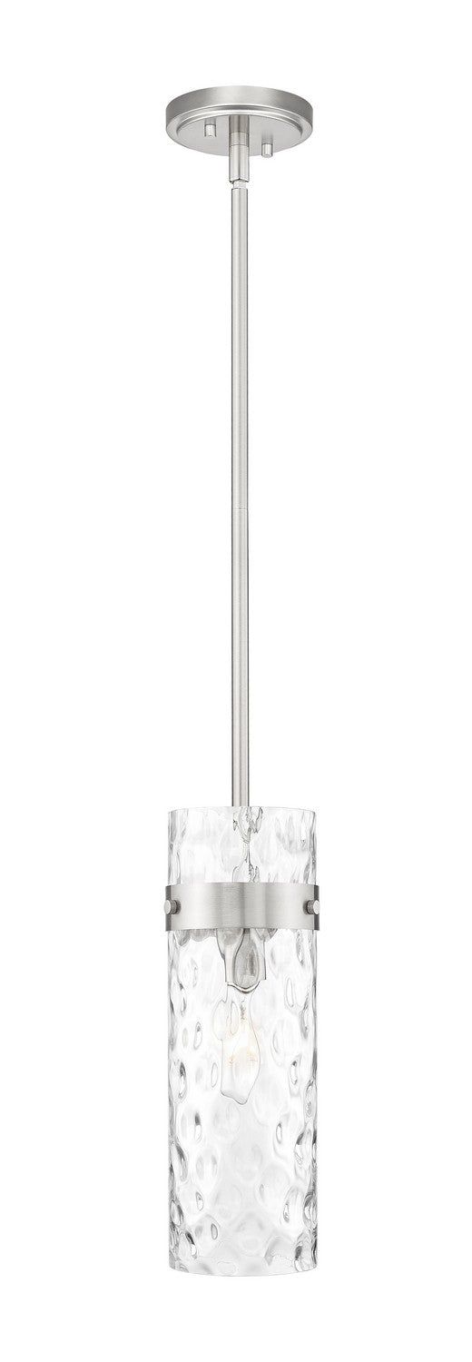 Fontaine One Light Pendant in Brushed Nickel - available from The Lighting Shoppe, trusted by Canadian homeowners