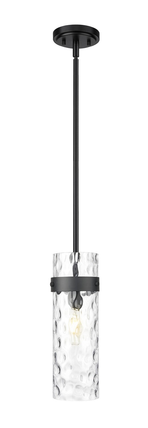 Fontaine One Light Pendant in Matte Black - available from The Lighting Shoppe, trusted by Canadian homeowners