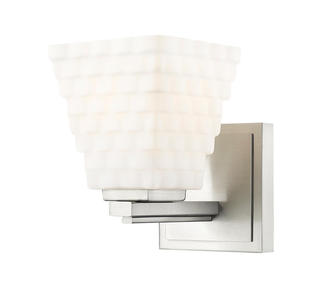 Annalise One Light Wall Sconce in Brushed Nickel - available from The Lighting Shoppe, trusted by Canadian homeowners