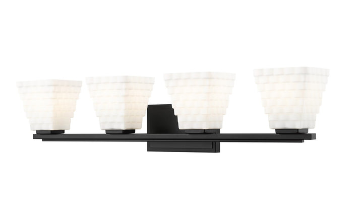 Z-Lite Canada - 7514-4V-MB - Four Light Vanity - Annalise - Matte Black