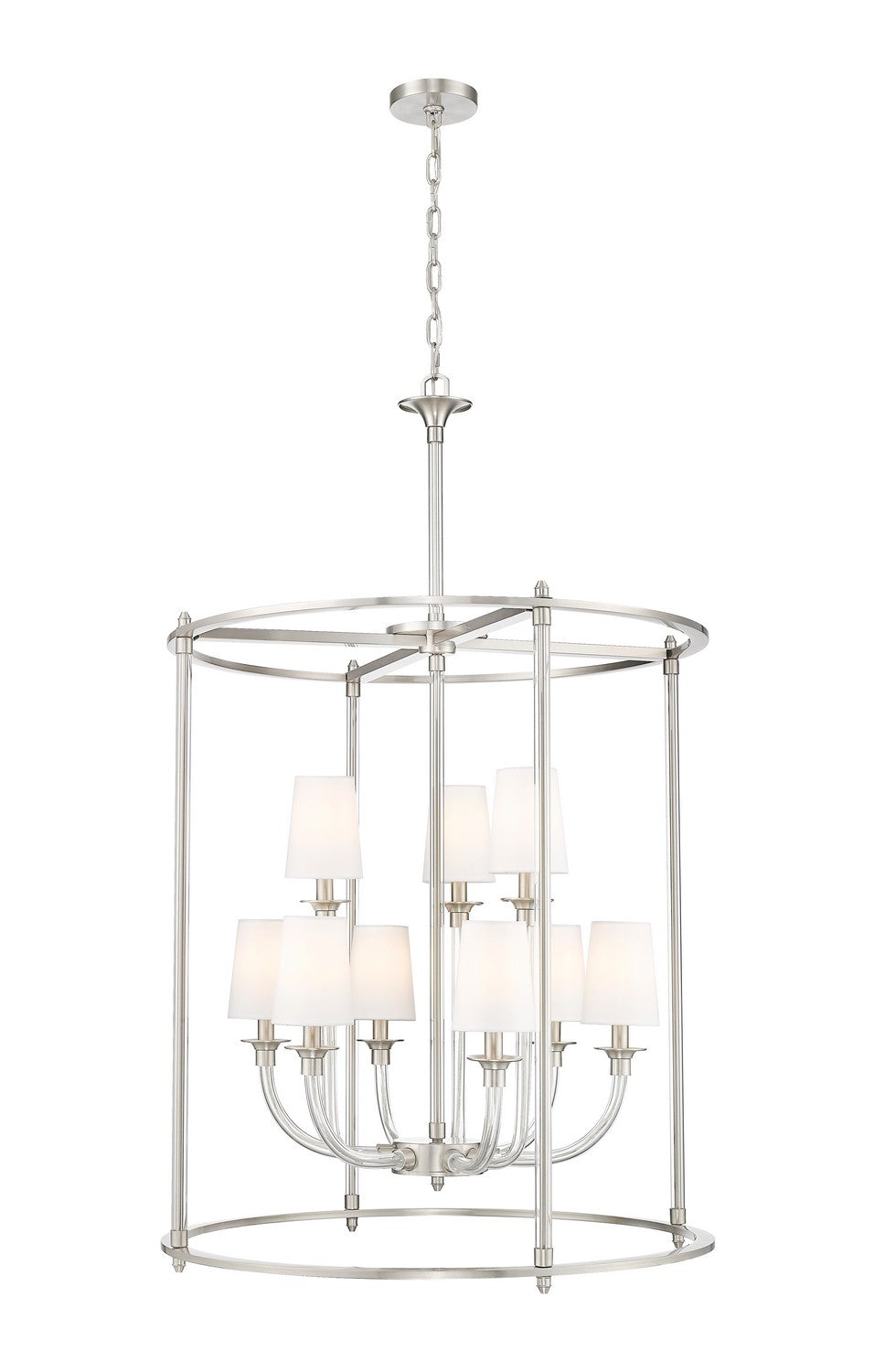 Z-Lite Canada - 1950-9C-BN - Nine Light Chandelier - Katerina - Brushed Nickel