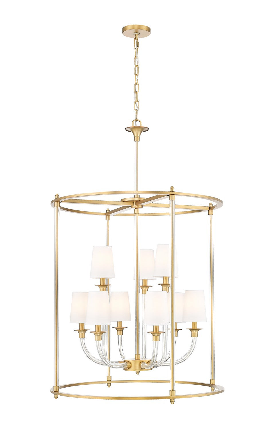 Z-Lite Canada - 1950-9C-RB - Nine Light Chandelier - Katerina - Rubbed Brass