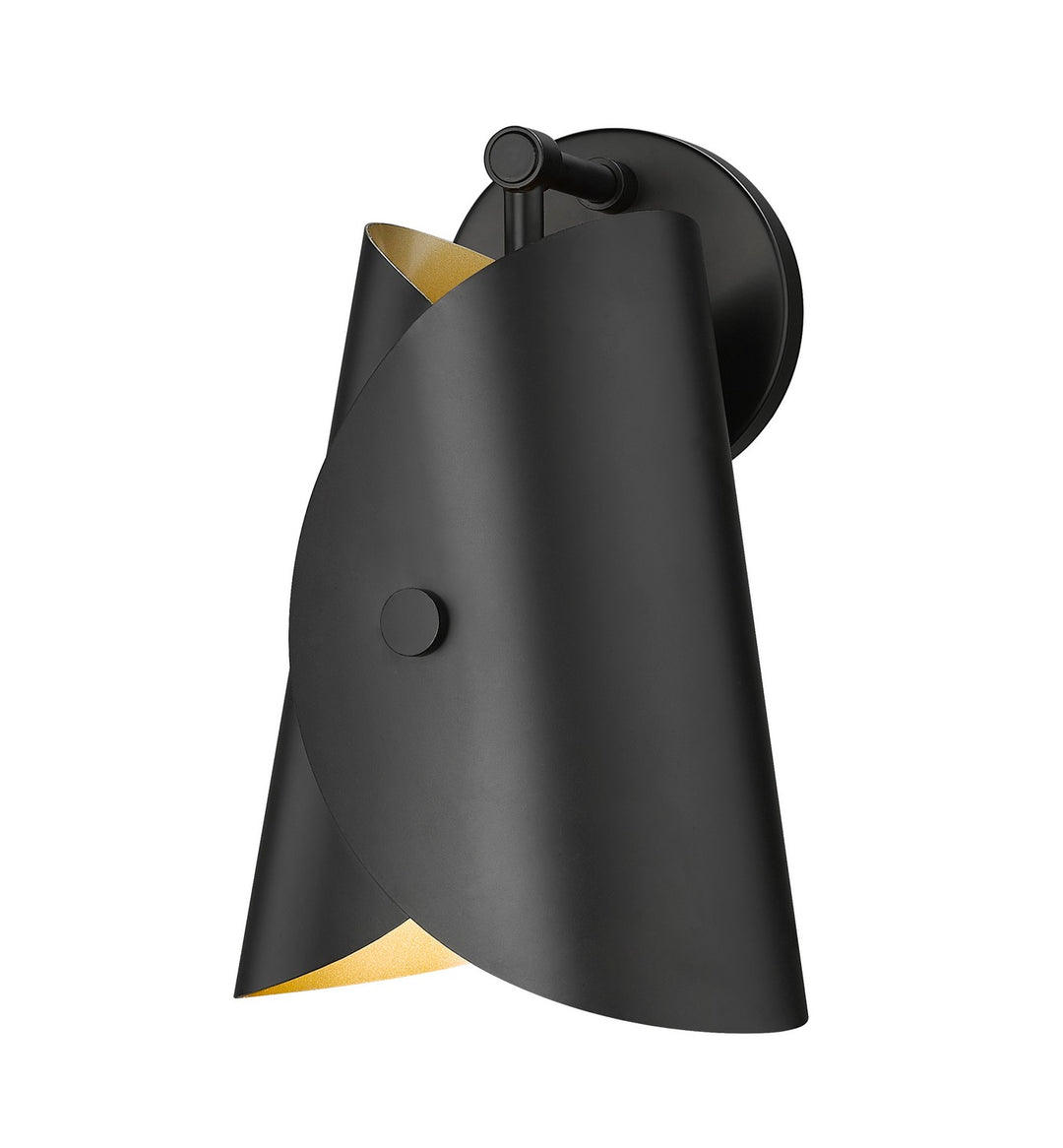 Salone One Light Wall Sconce in Matte Black - available from The Lighting Shoppe, trusted by Canadian homeowners