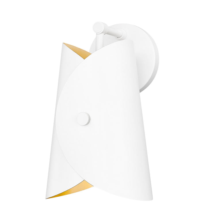 Salone One Light Wall Sconce in Matte White - available from The Lighting Shoppe, trusted by Canadian homeowners