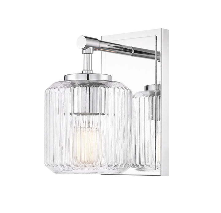 Landon One Light Wall Sconce in Chrome - available from The Lighting Shoppe, trusted by Canadian homeowners