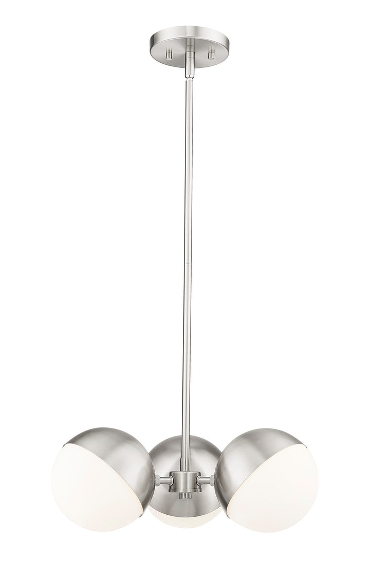 Z-Lite Canada - 7517-3BN - Three Light Chandelier - Realm Sphere - Brushed Nickel