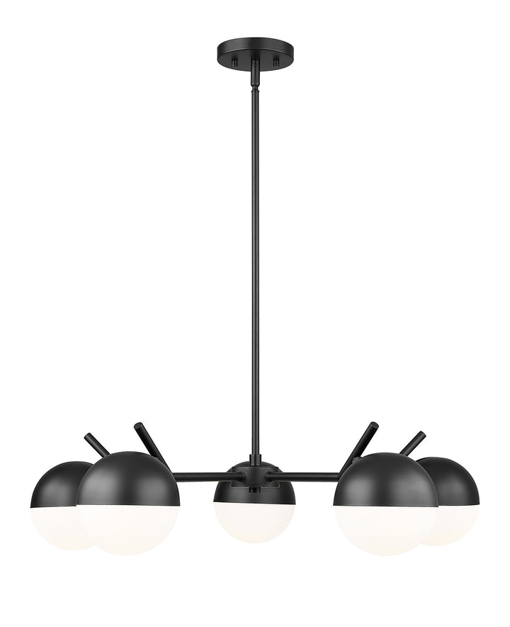 Z-Lite Canada - 7517-5MB - Five Light Chandelier - Realm Sphere - Matte Black