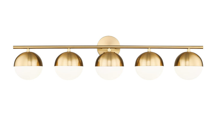 Z-Lite Canada - 7517-5V-MGLD - Five Light Vanity - Realm Sphere - Modern Gold