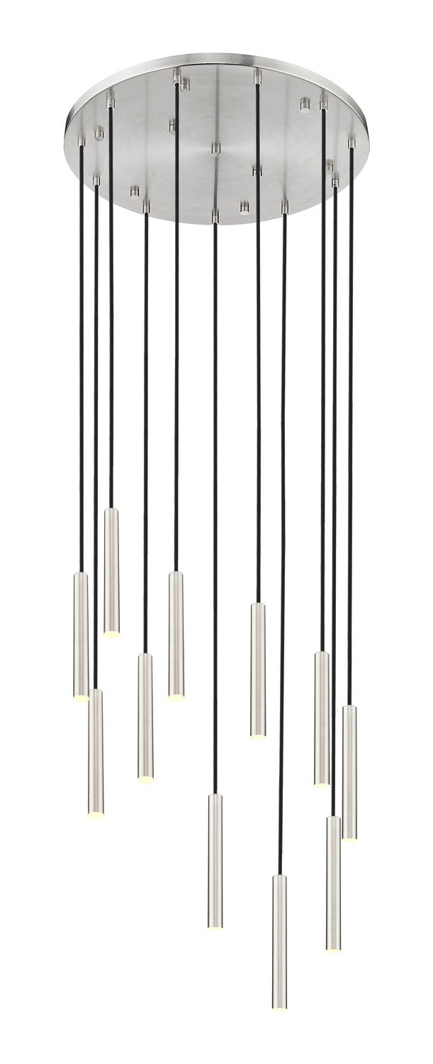 Forest LED Chandelier in Brushed Nickel - available from The Lighting Shoppe, trusted by Canadian homeowners