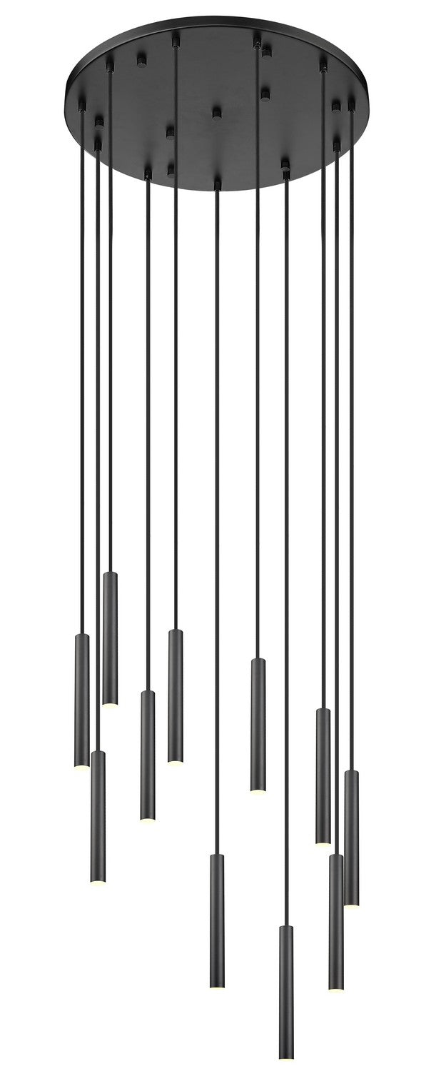 Z-Lite Canada - 919MP12-11R-MB-LED - LED Chandelier - Forest - Matte Black