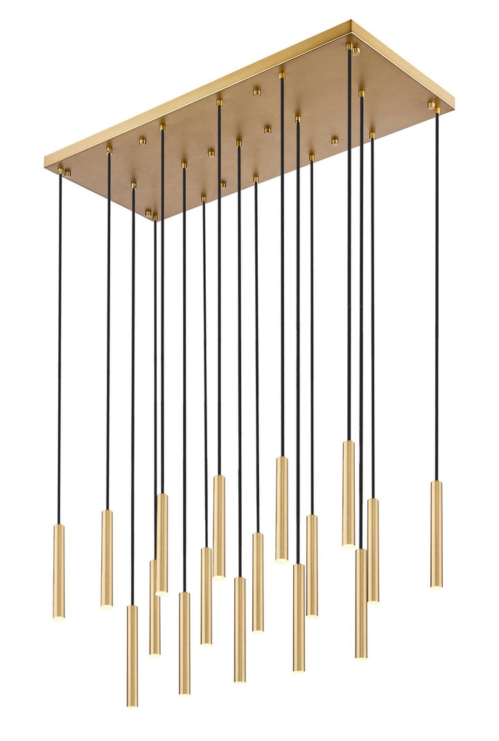 Z-Lite Canada - 919MP12-17L-MGLD-LED - LED Linear Chandelier - Forest - Modern Gold