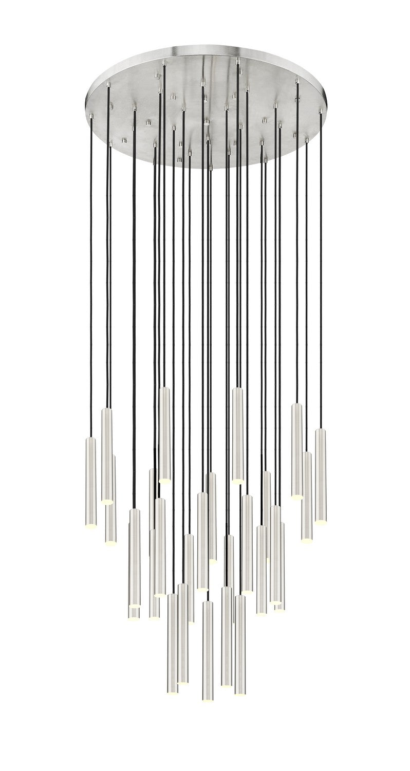 Forest LED Chandelier in Brushed Nickel - available from The Lighting Shoppe, trusted by Canadian homeowners