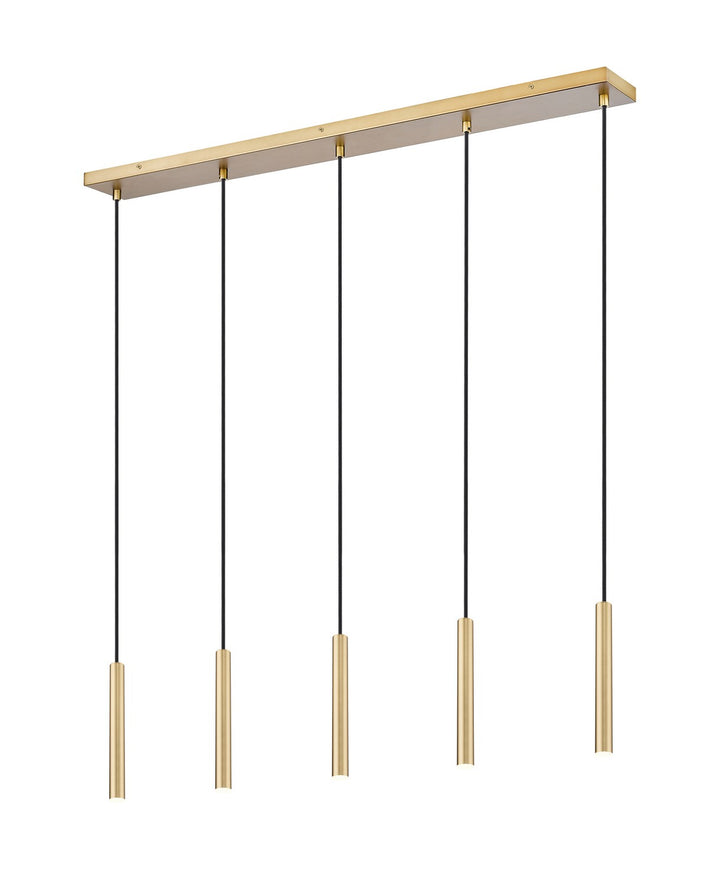 Z-Lite Canada - 919MP12-5L-MGLD-LED - LED Linear Chandelier - Forest - Modern Gold