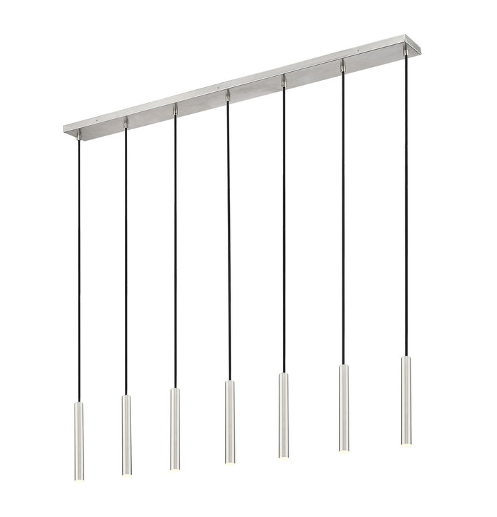 Z-Lite Canada - 919MP12-7L-BN-LED - LED Linear Chandelier - Forest - Brushed Nickel