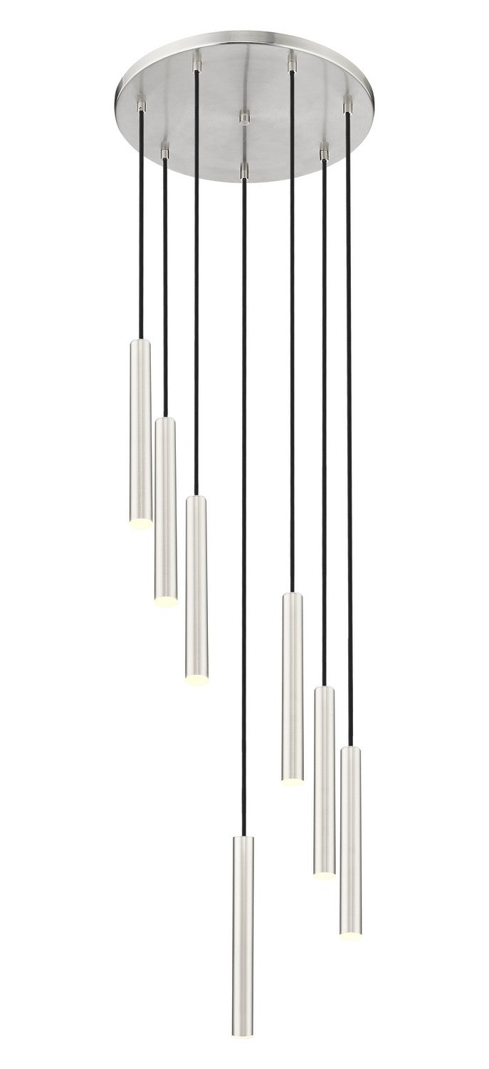 Z-Lite Canada - 919MP12-7R-BN-LED - LED Chandelier - Forest - Brushed Nickel