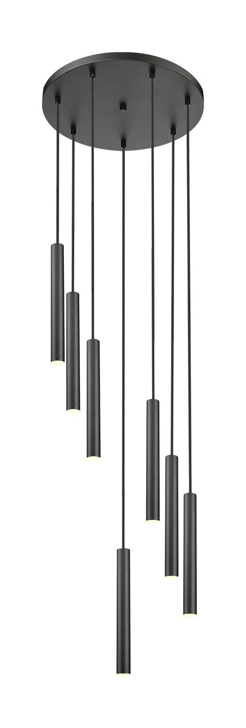 Z-Lite Canada - 919MP12-7R-MB-LED - LED Chandelier - Forest - Matte Black
