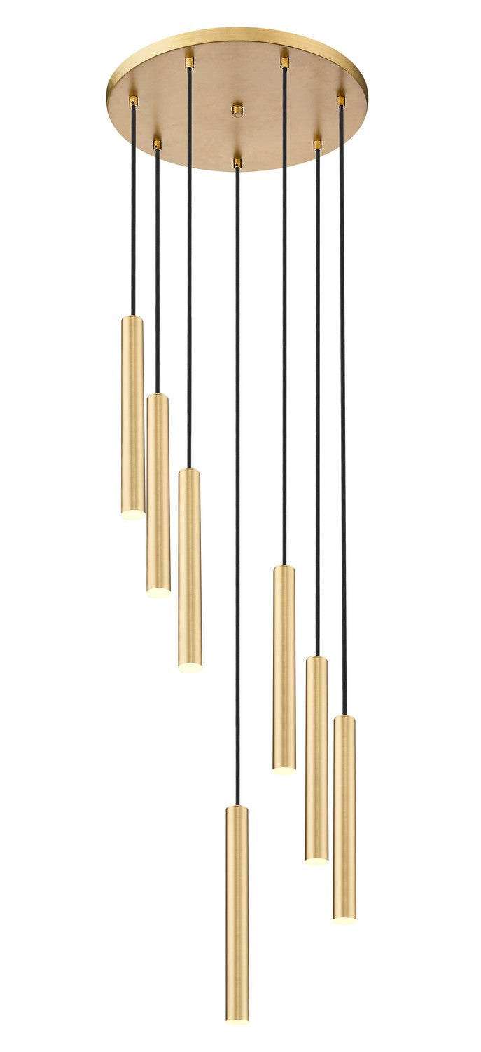 Z-Lite Canada - 919MP12-7R-MGLD-LED - LED Chandelier - Forest - Modern Gold