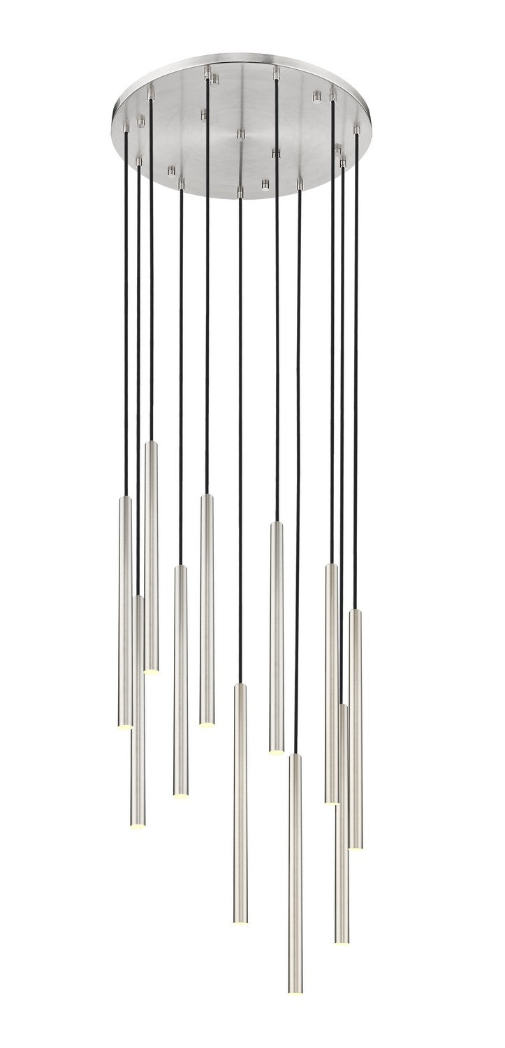 Forest LED Chandelier in Brushed Nickel - available from The Lighting Shoppe, trusted by Canadian homeowners