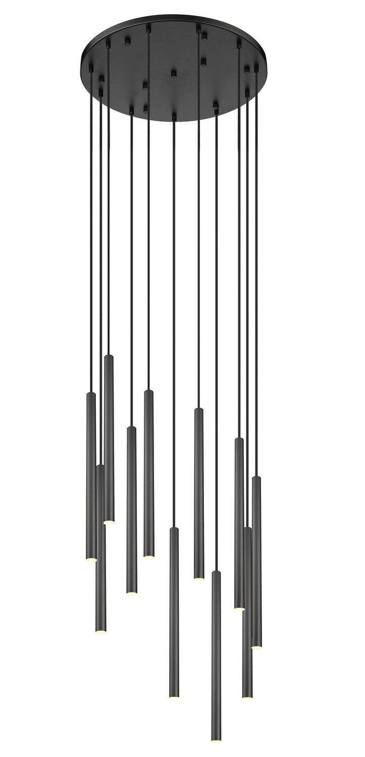 Forest LED Chandelier in Matte Black - available from The Lighting Shoppe, trusted by Canadian homeowners