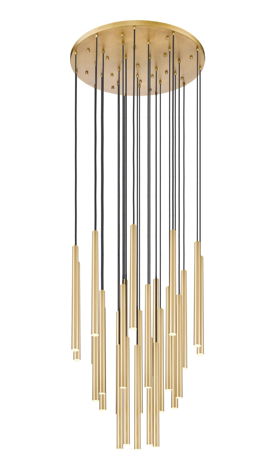 Forest LED Chandelier in Modern Gold - available from The Lighting Shoppe, trusted by Canadian homeowners