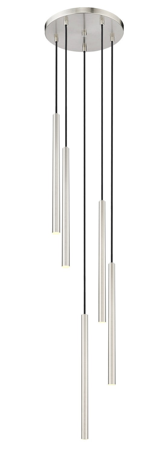 Forest LED Chandelier in Brushed Nickel - available from The Lighting Shoppe, trusted by Canadian homeowners