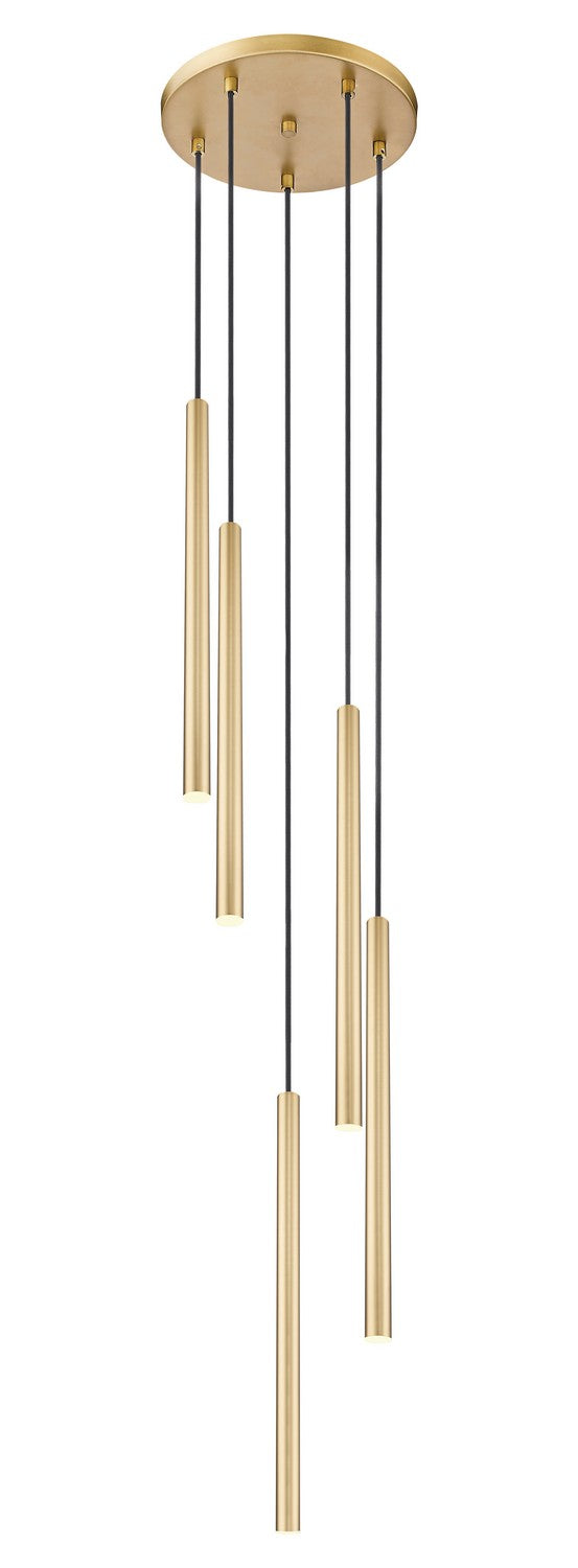 Forest LED Chandelier in Modern Gold - available from The Lighting Shoppe, trusted by Canadian homeowners