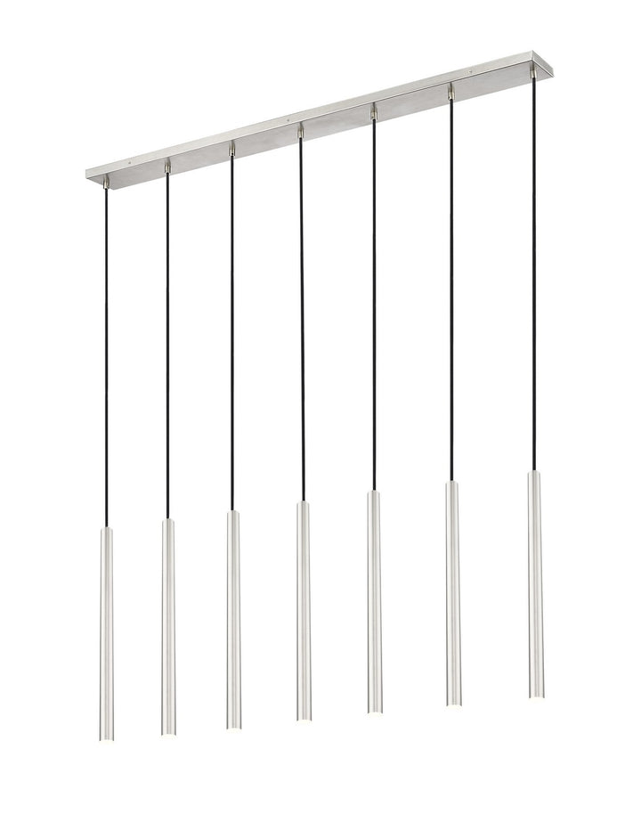 Z-Lite Canada - 919MP24-7L-BN-LED - LED Linear Chandelier - Forest - Brushed Nickel