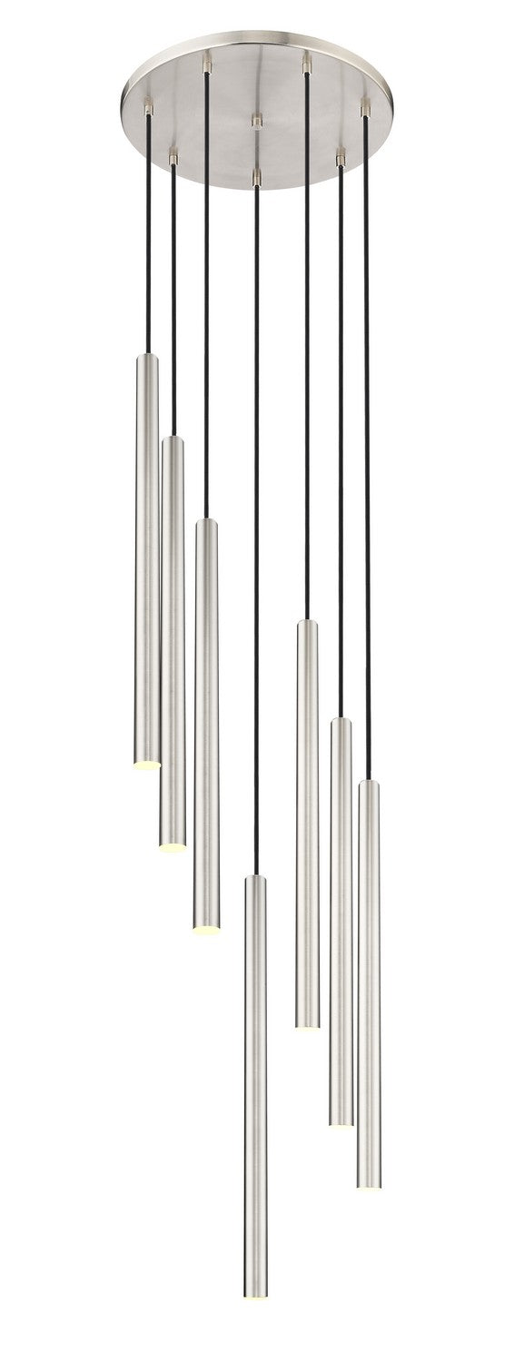 Forest LED Chandelier in Brushed Nickel - available from The Lighting Shoppe, trusted by Canadian homeowners