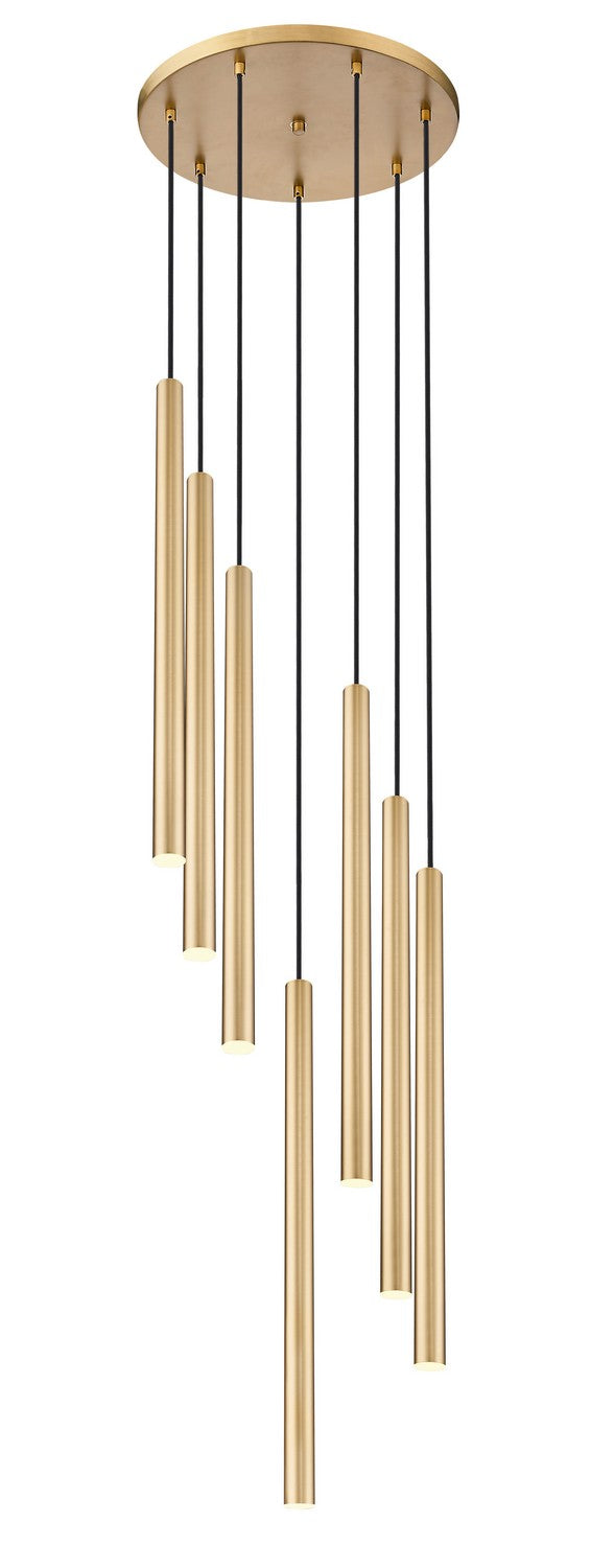 Forest LED Chandelier in Modern Gold - available from The Lighting Shoppe, trusted by Canadian homeowners