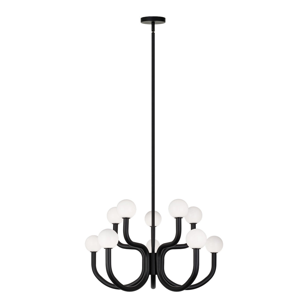 Matteo Canada - C34210MBOP - Ten Light Chandelier - Joelle - Matte Black