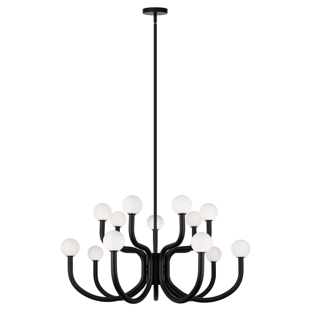 Matteo Canada - C34214MBOP - 14 Light Chandelier - Joelle - Matte Black