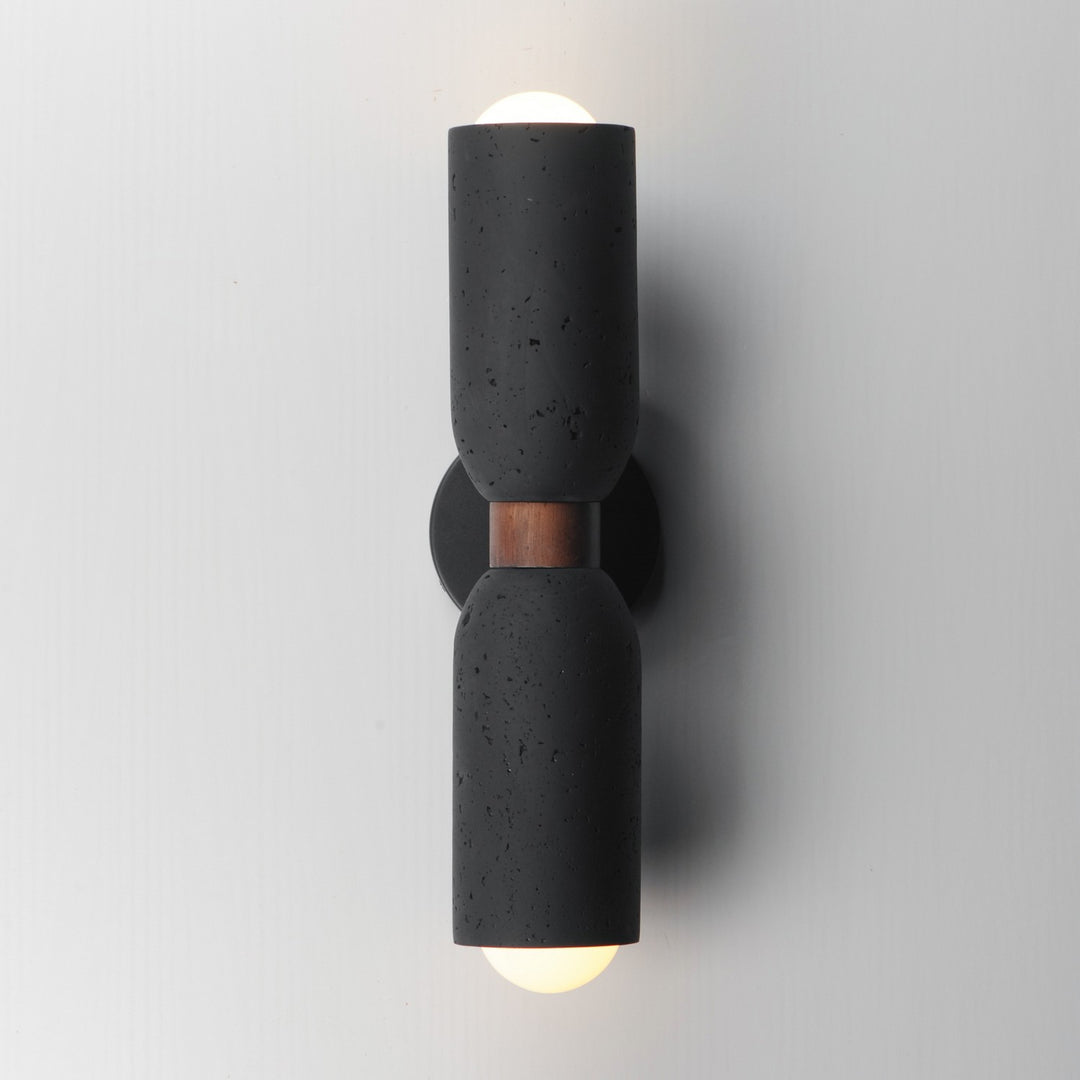 Maxim - 10622LVBK - Two Light Wall Sconce - Pompeii - Lava / Black