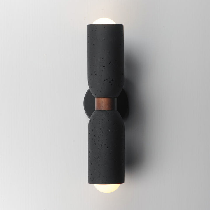 Maxim - 10622LVBK - Two Light Wall Sconce - Pompeii - Lava / Black