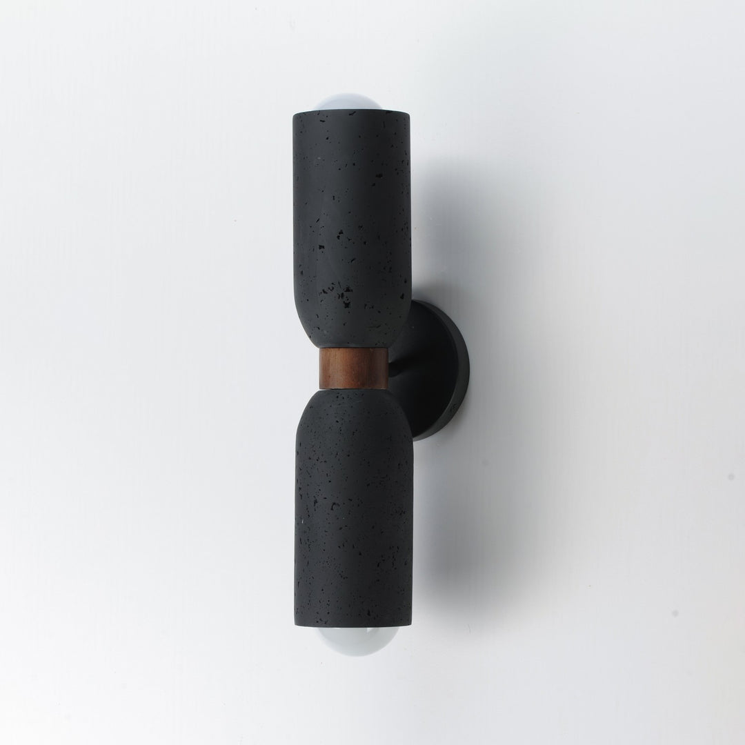 Maxim - 10622LVBK - Two Light Wall Sconce - Pompeii - Lava / Black