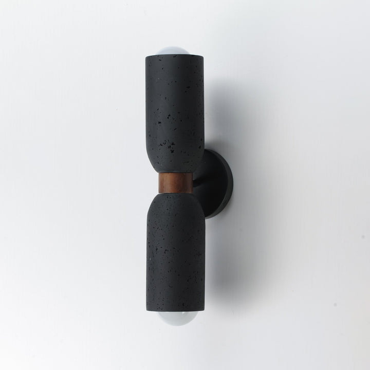 Maxim - 10622LVBK - Two Light Wall Sconce - Pompeii - Lava / Black