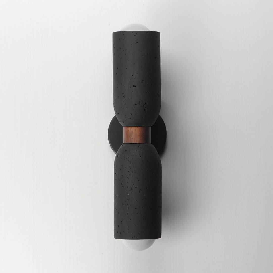 Maxim - 10622LVBK - Two Light Wall Sconce - Pompeii - Lava / Black