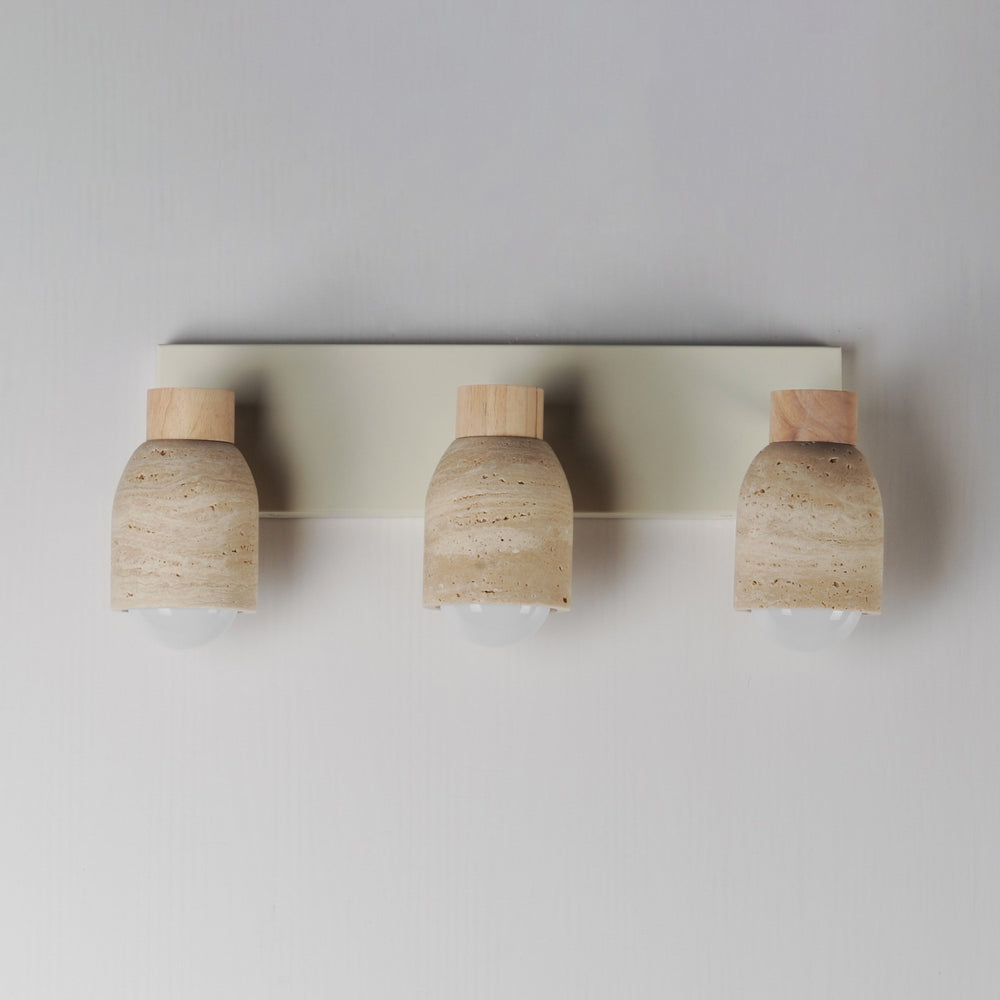 Maxim - 10623TVOY - Three Light Bath Vanity - Pompeii - Travertine / Oyster