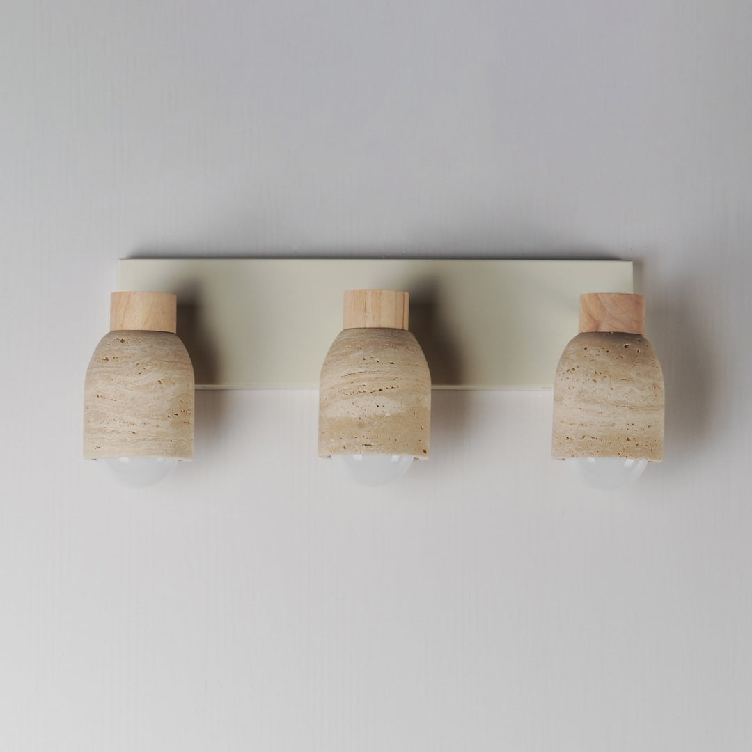 Maxim - 10623TVOY - Three Light Bath Vanity - Pompeii - Travertine / Oyster