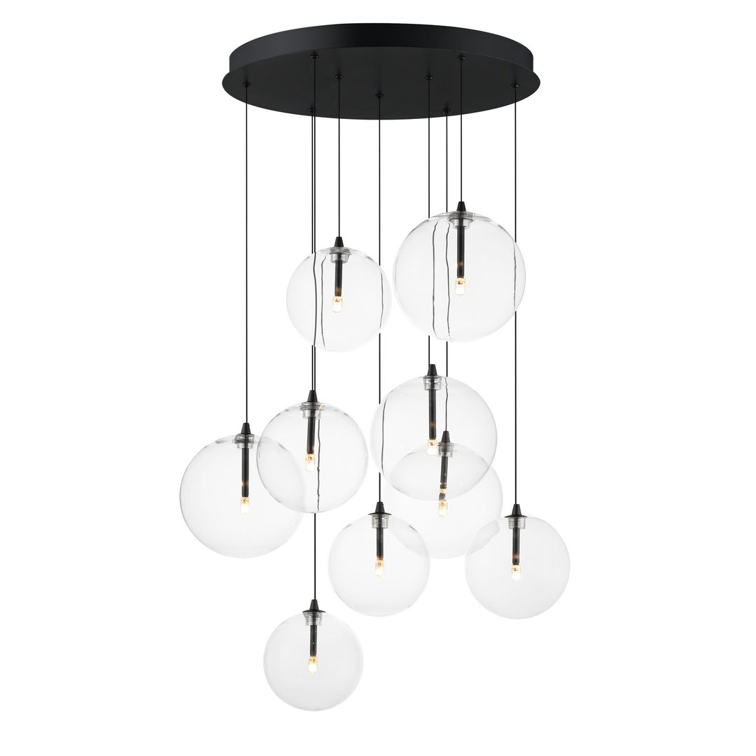 ET2 - E25077-18BK - LED Pendant - Global - Black