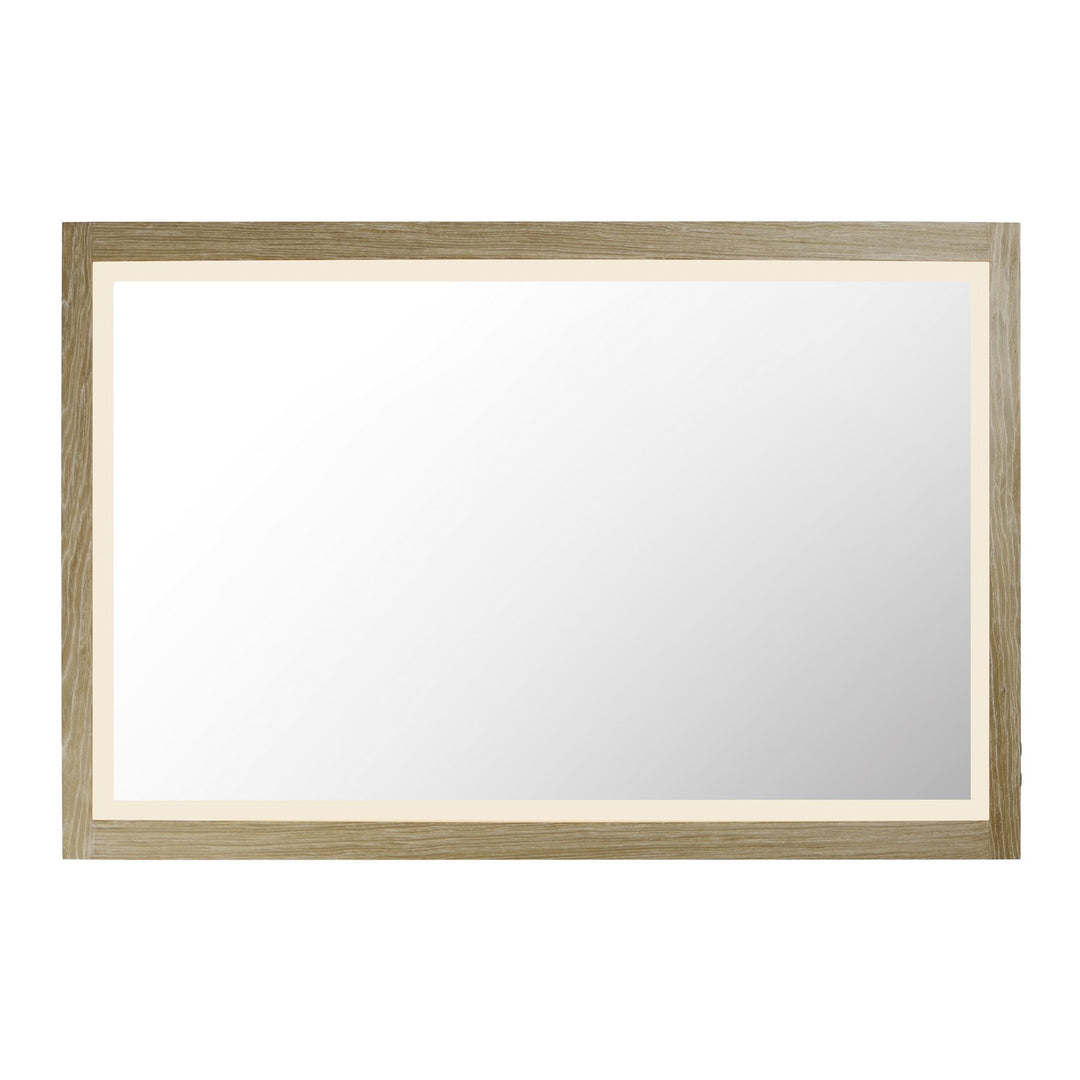 ET2 - E42054-OK - LED Mirror - Sawyer - Oak